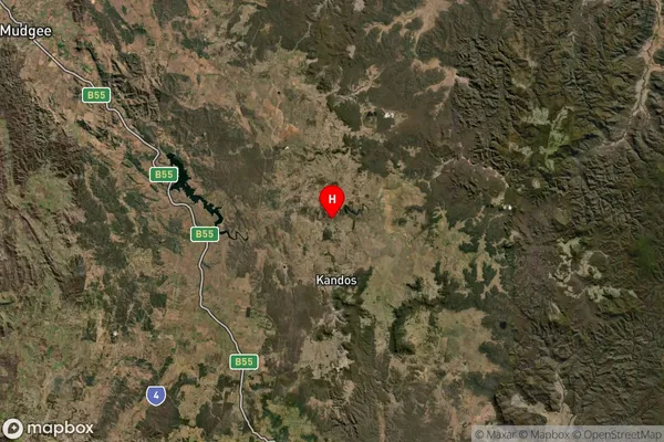 Rylstone,New South Wales Satellite Map