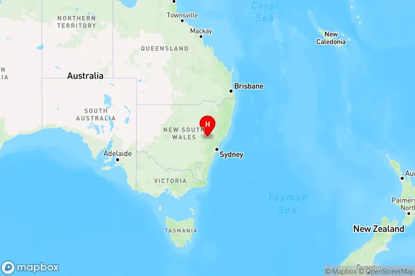 Upper Growee,New South Wales Region Map