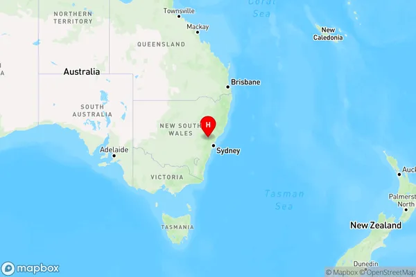 Wirraba,New South Wales Region Map