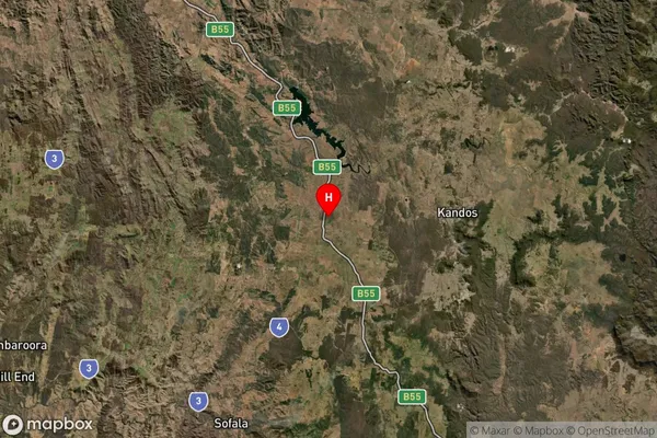 Aarons Pass,New South Wales Satellite Map