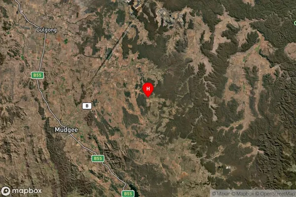 Botobolar,New South Wales Satellite Map