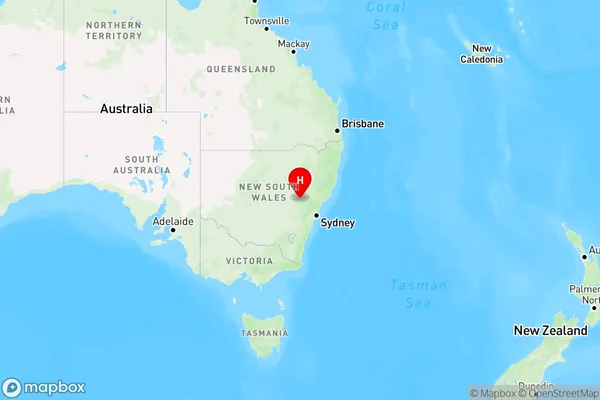 Cudgegong,New South Wales Region Map