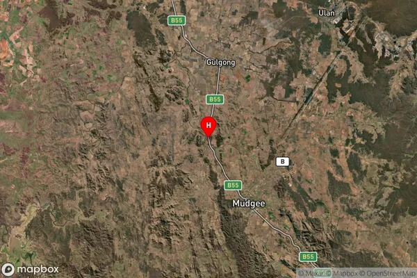 Cullenbone,New South Wales Satellite Map