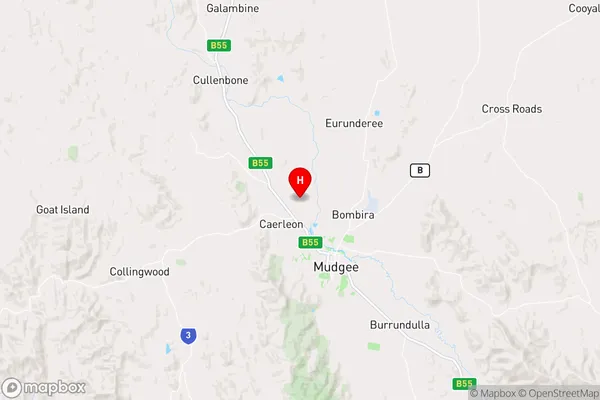 Gulgamree,New South Wales Area Map