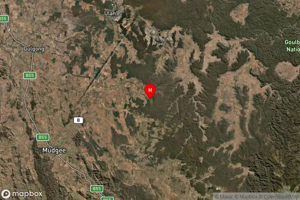 Kains Flat,New South Wales Satellite Map