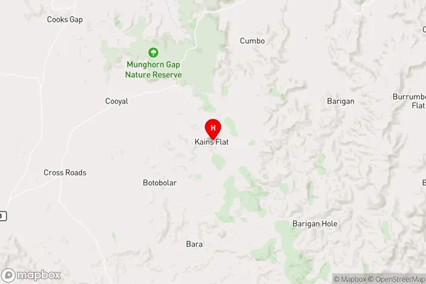 Kains Flat,New South Wales Area Map