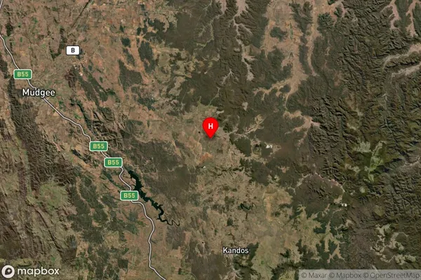 Monivae,New South Wales Satellite Map