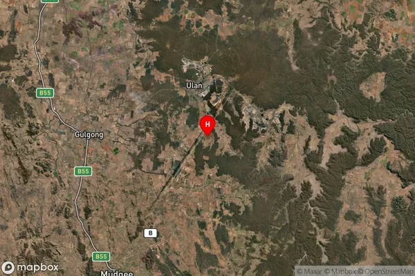 Moolarben,New South Wales Satellite Map