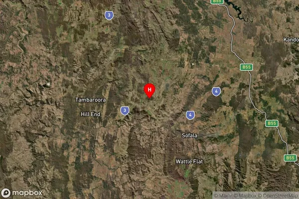 Sallys Flat,New South Wales Satellite Map