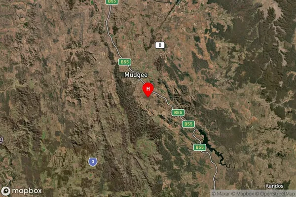 Spring Flat,New South Wales Satellite Map