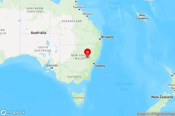 Twelve Mile,New South Wales Region Map