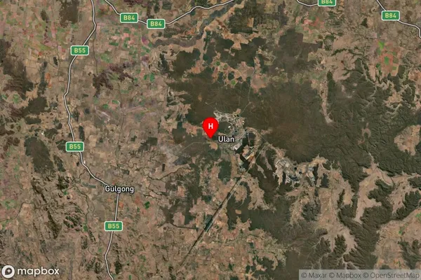 Ulan,New South Wales Satellite Map