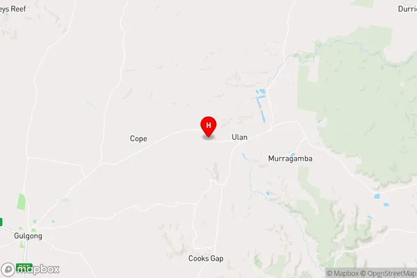 Ulan,New South Wales Area Map