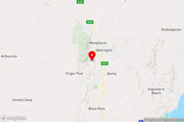 Mount Arthur,New South Wales Area Map