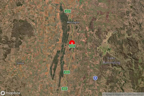 Neurea,New South Wales Satellite Map