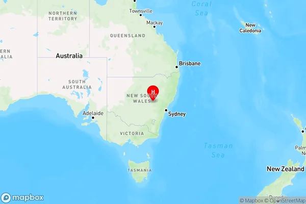 Neurea,New South Wales Region Map