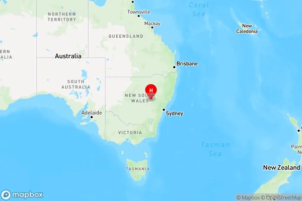 Wuuluman,New South Wales Region Map