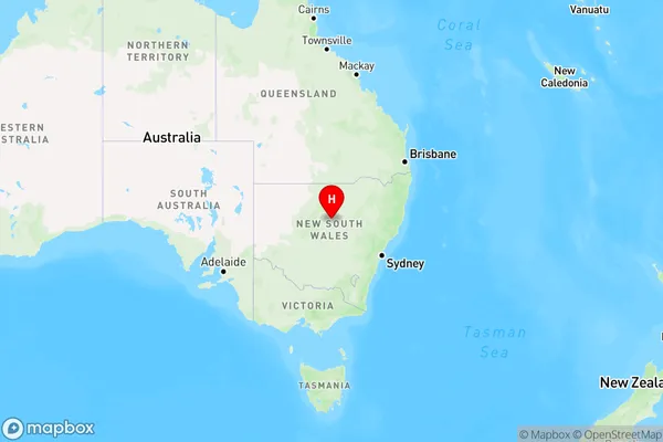 Nyngan,New South Wales Region Map