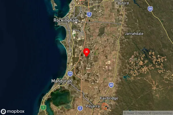 Keralup,Western Australia Satellite Map