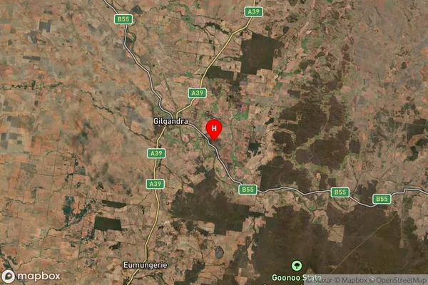 Breelong,New South Wales Satellite Map