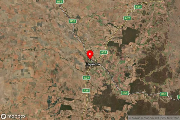 Gilgandra,New South Wales Satellite Map