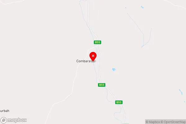 Combara,New South Wales Area Map