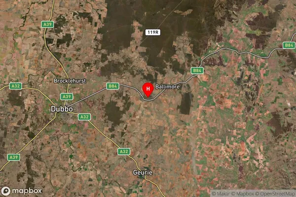 Barbigal,New South Wales Satellite Map