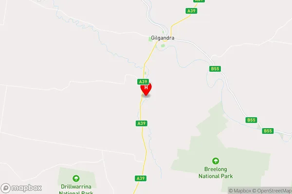 Balladoran,New South Wales Area Map