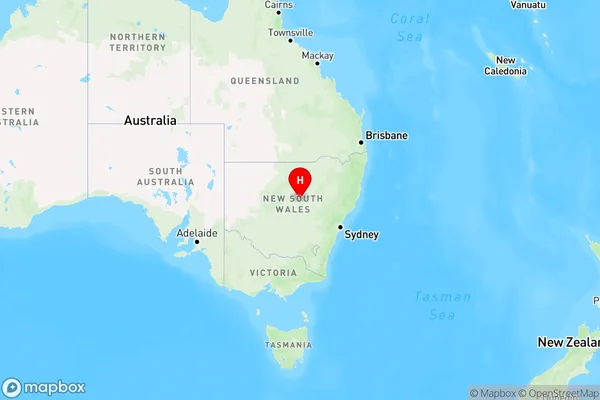 Nevertire,New South Wales Region Map