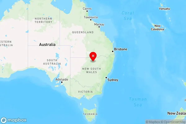 Boorooma,New South Wales Region Map