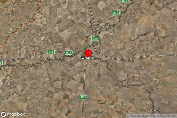 Walgett,New South Wales Satellite Map