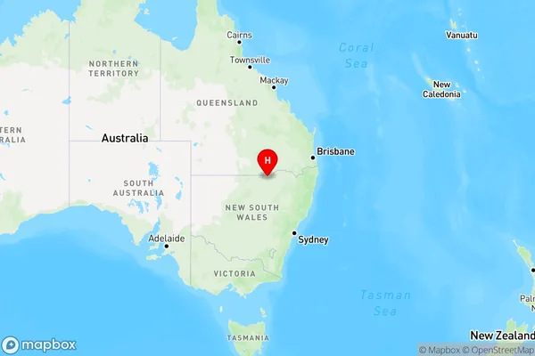 Collarenebri,New South Wales Region Map