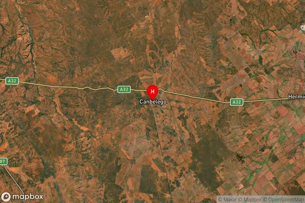 Canbelego,New South Wales Satellite Map