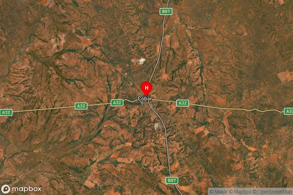 Cobar,New South Wales Satellite Map