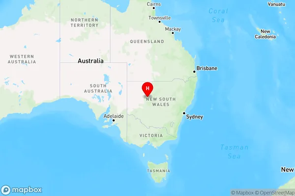 Noona,New South Wales Region Map