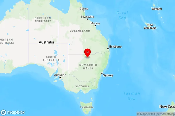 Brewarrina,New South Wales Region Map