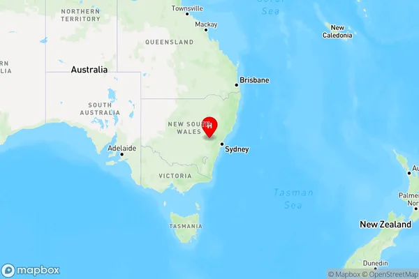 Laffing Waters,New South Wales Region Map