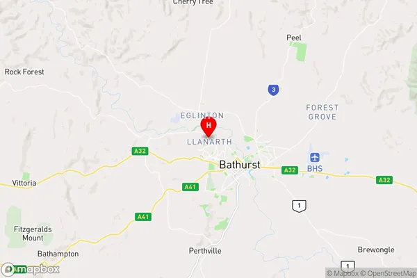 Llanarth,New South Wales Area Map