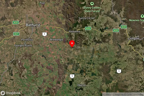 Locksley,New South Wales Satellite Map