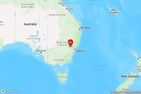 Millah Murrah,New South Wales Region Map