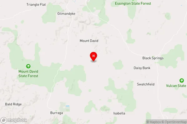 Mount David,New South Wales Area Map