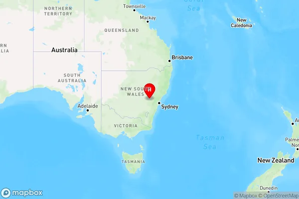 Mount Rankin,New South Wales Region Map