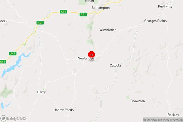 Newbridge,New South Wales Area Map