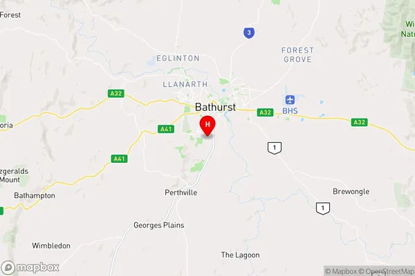 South Bathurst,New South Wales Area Map