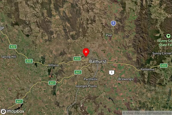 Stewarts Mount,New South Wales Satellite Map