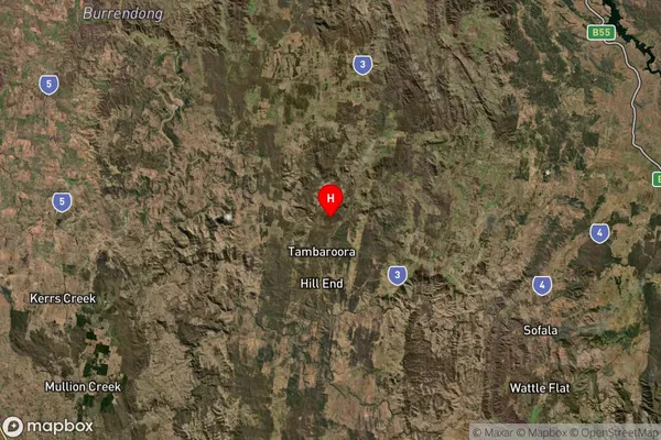 Tambaroora,New South Wales Satellite Map