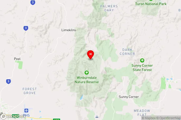 Winburndale,New South Wales Area Map