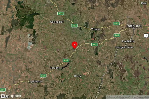 Blayney,New South Wales Satellite Map