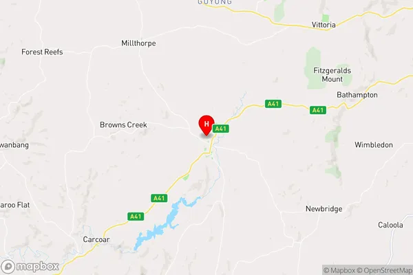 Blayney,New South Wales Area Map