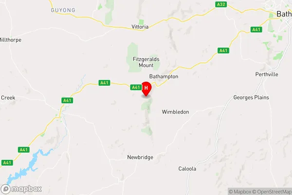 Fitzgeralds Mount,New South Wales Area Map